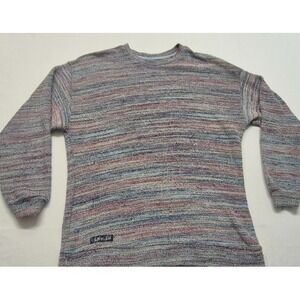 Southern Marsh Sunday Morning Men's Pullover Sweater-Rainbow Sz Small